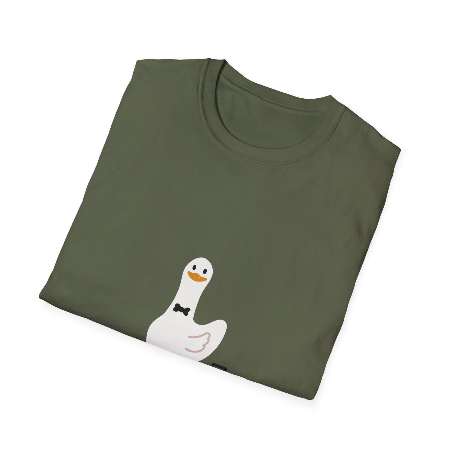 Funny Serious Goose Unisex T-Shirt - Perfect for Casual Days and Office Humor