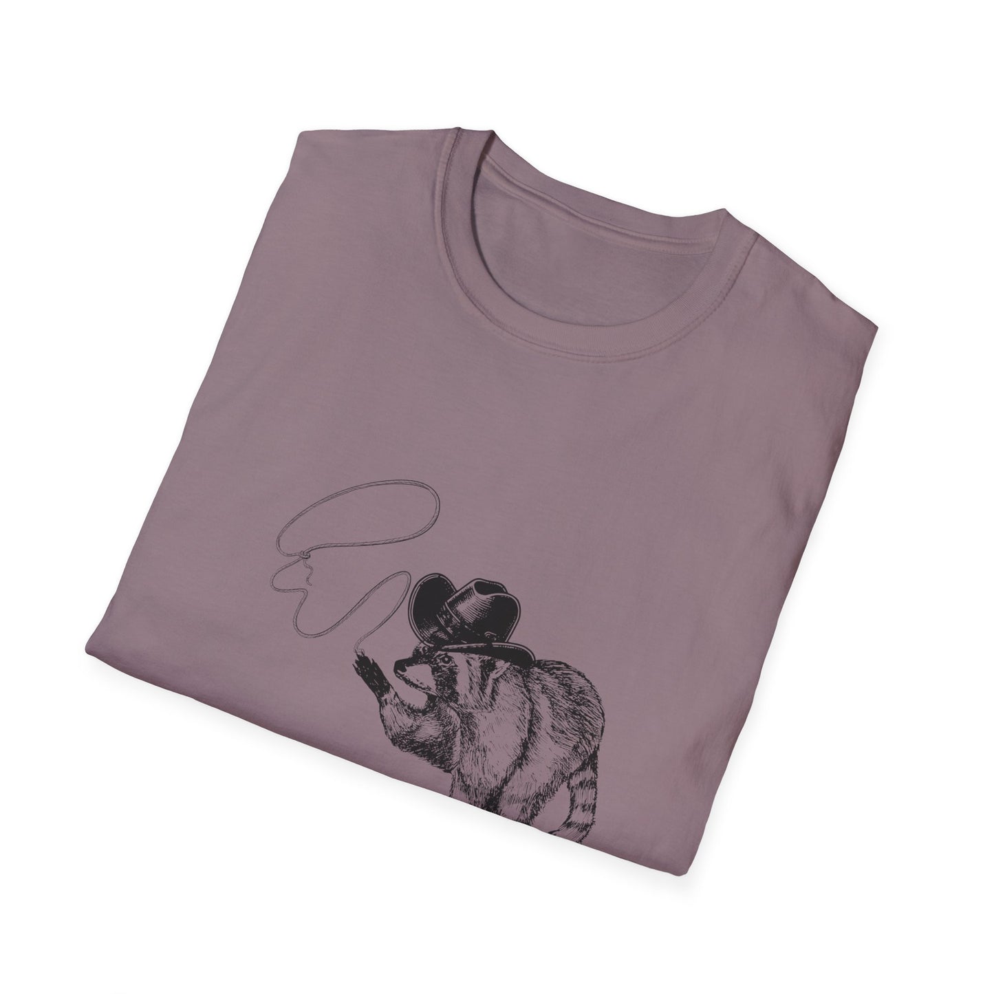 Funny Raccoon Unisex Softstyle T-Shirt - "I Got 99 Problems and I Caused Them All"