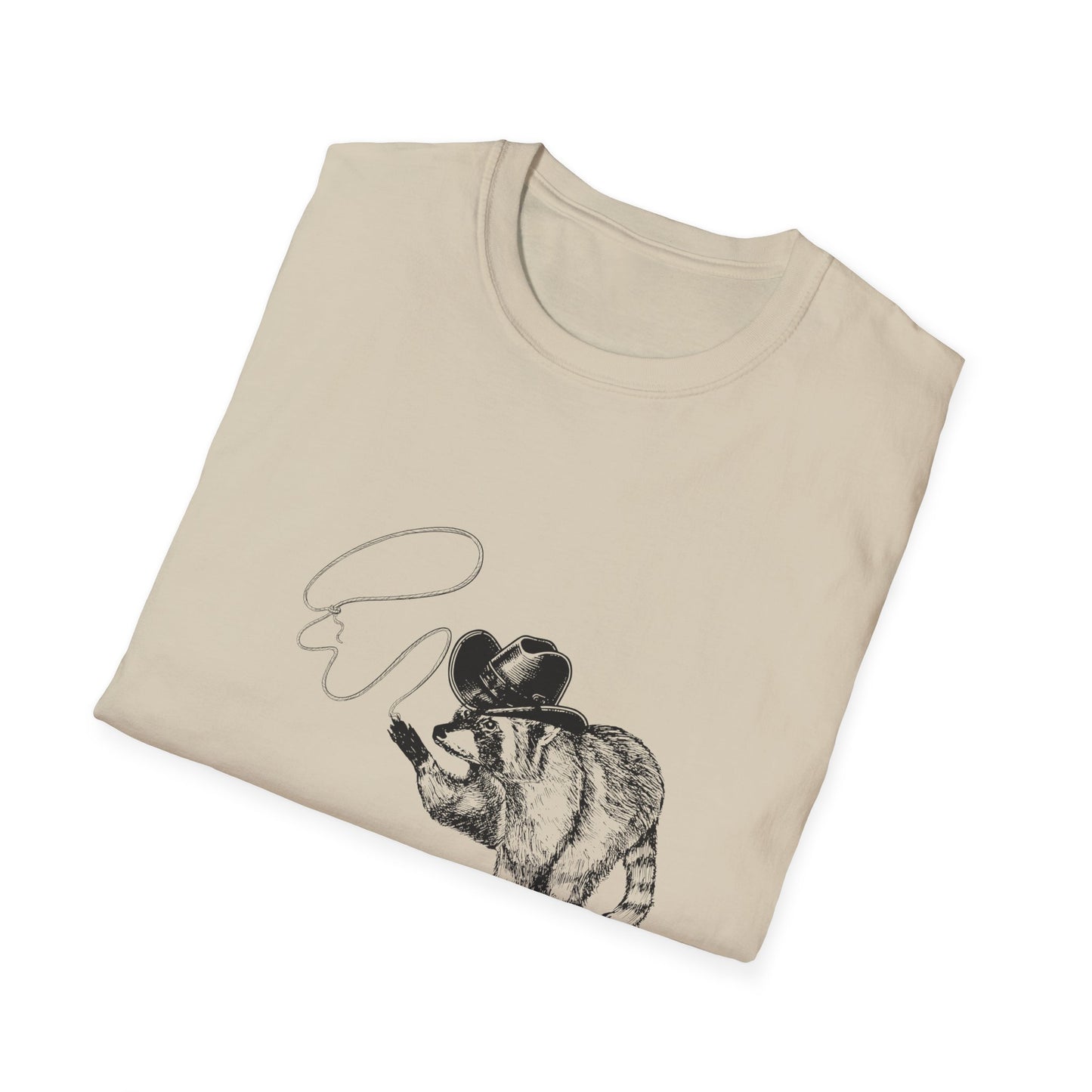 Funny Raccoon Unisex Softstyle T-Shirt - "I Got 99 Problems and I Caused Them All"