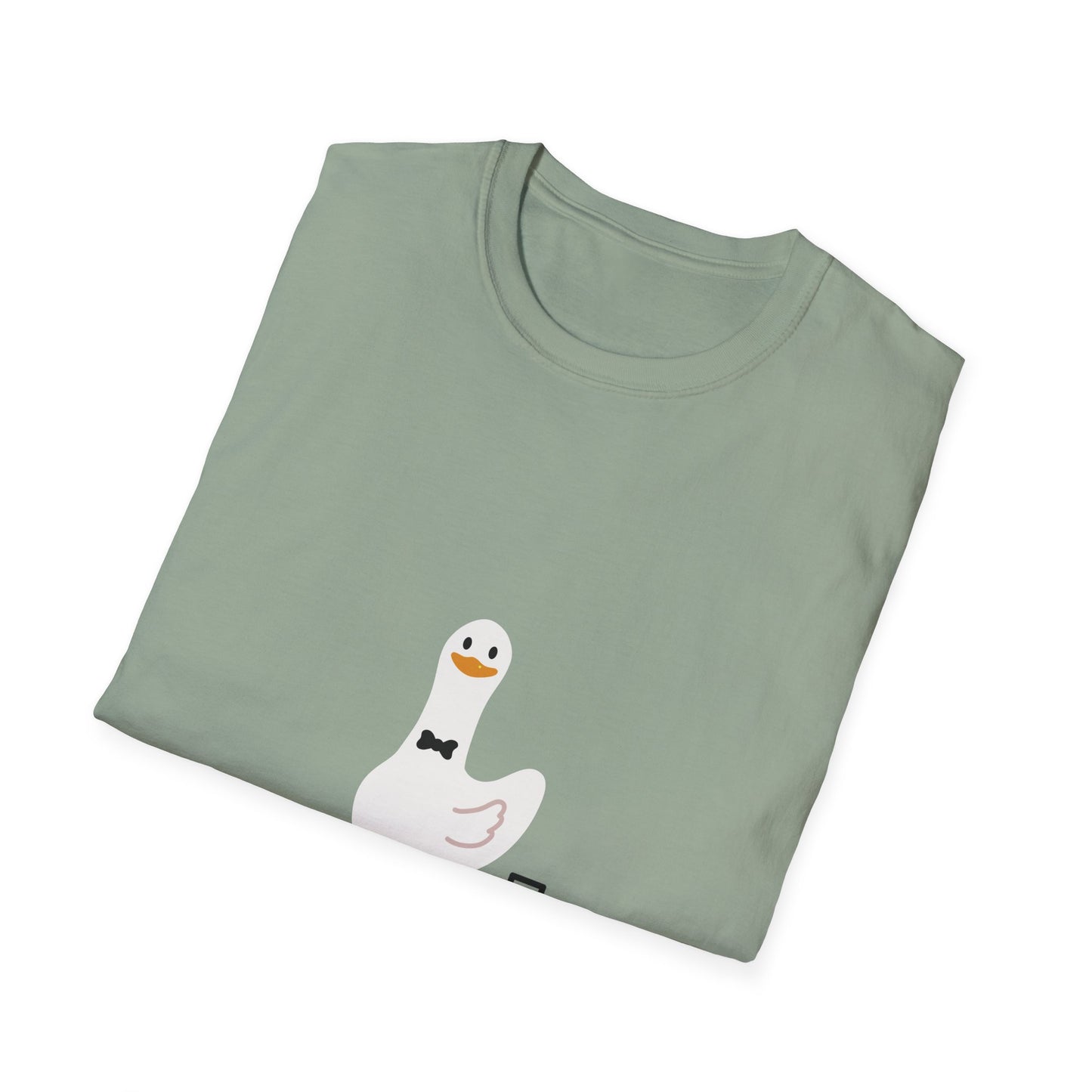Funny Serious Goose Unisex T-Shirt - Perfect for Casual Days and Office Humor