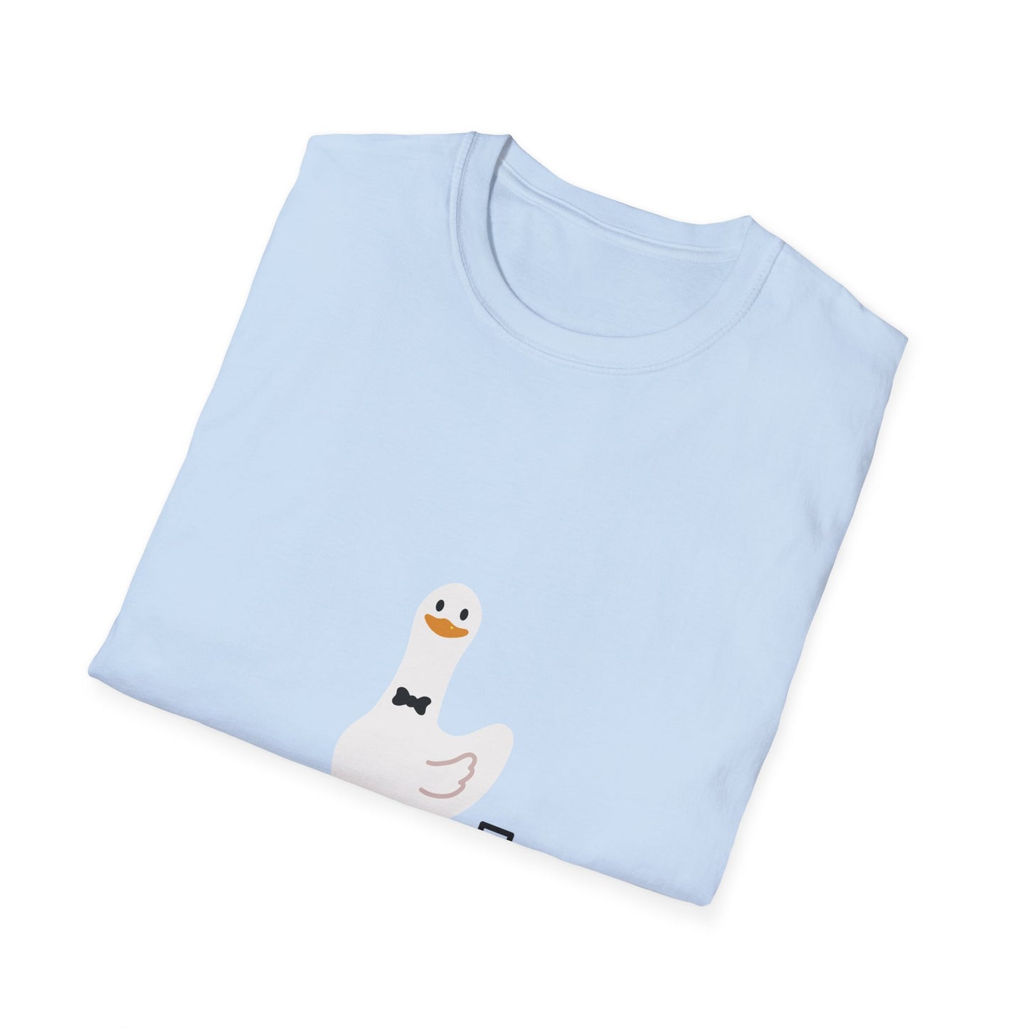 Funny Serious Goose Unisex T-Shirt - Perfect for Casual Days and Office Humor