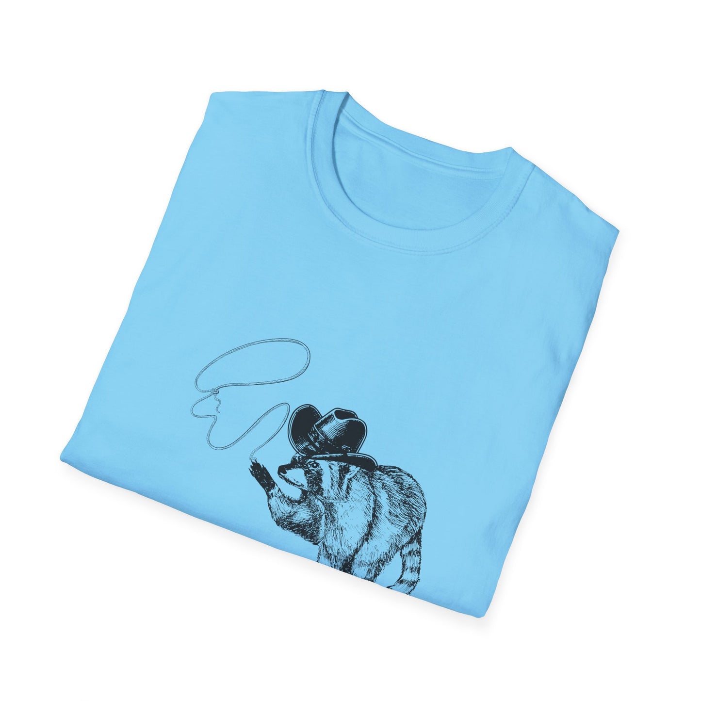 Funny Raccoon Unisex Softstyle T-Shirt - "I Got 99 Problems and I Caused Them All"