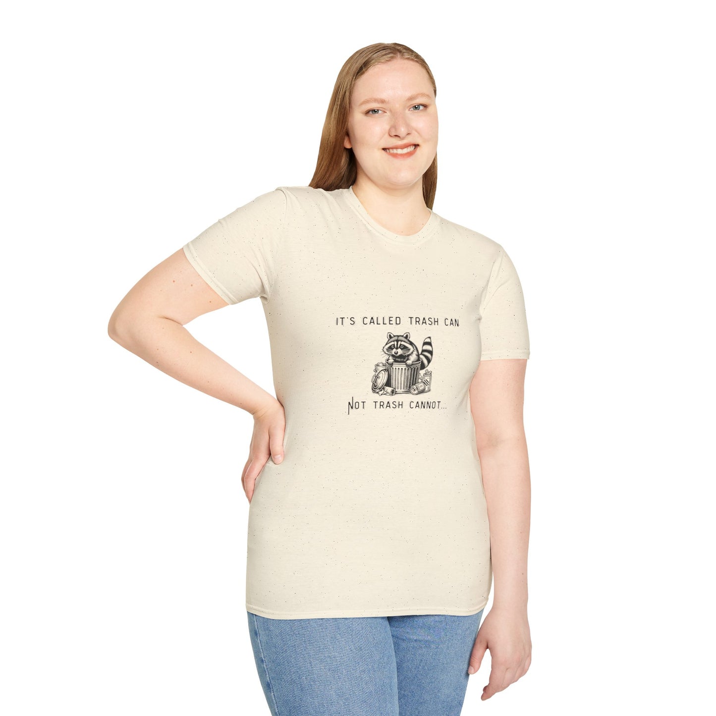Funny Raccoon Trash Can Unisex T-Shirt