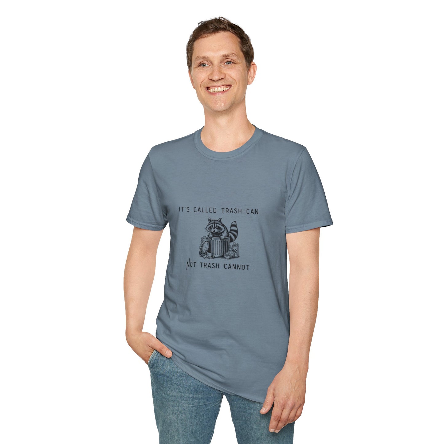 Funny Raccoon Trash Can Unisex T-Shirt