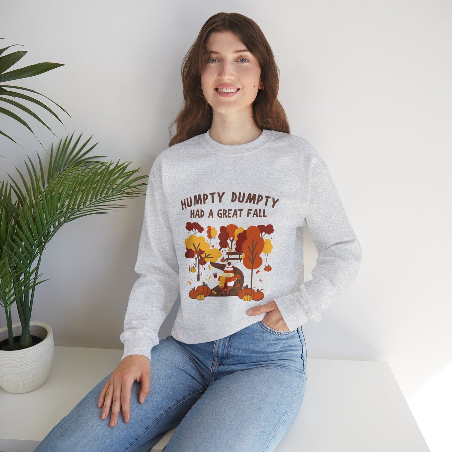Humpty Dumpty Had a Great Fall Crewneck Sweatshirt | Cozy Fall Apparel