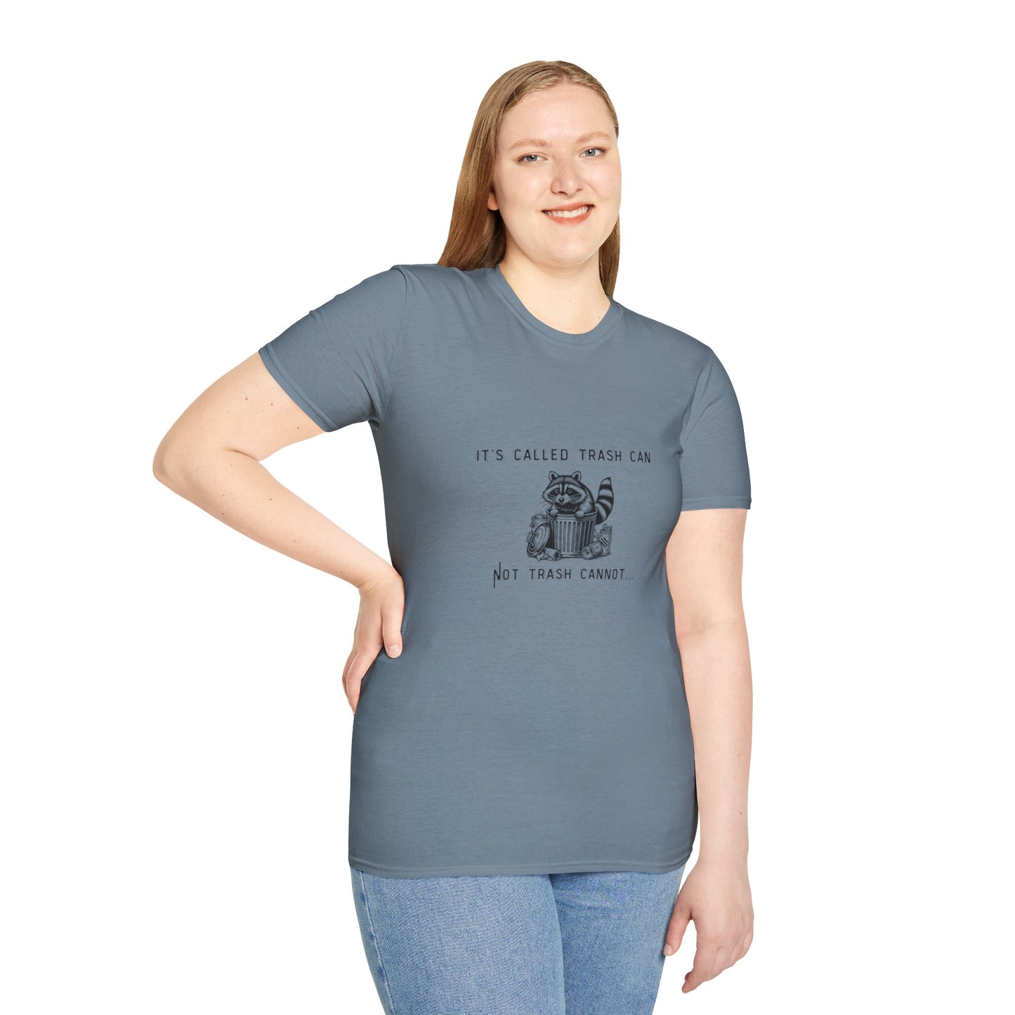 Funny Raccoon Trash Can Unisex T-Shirt