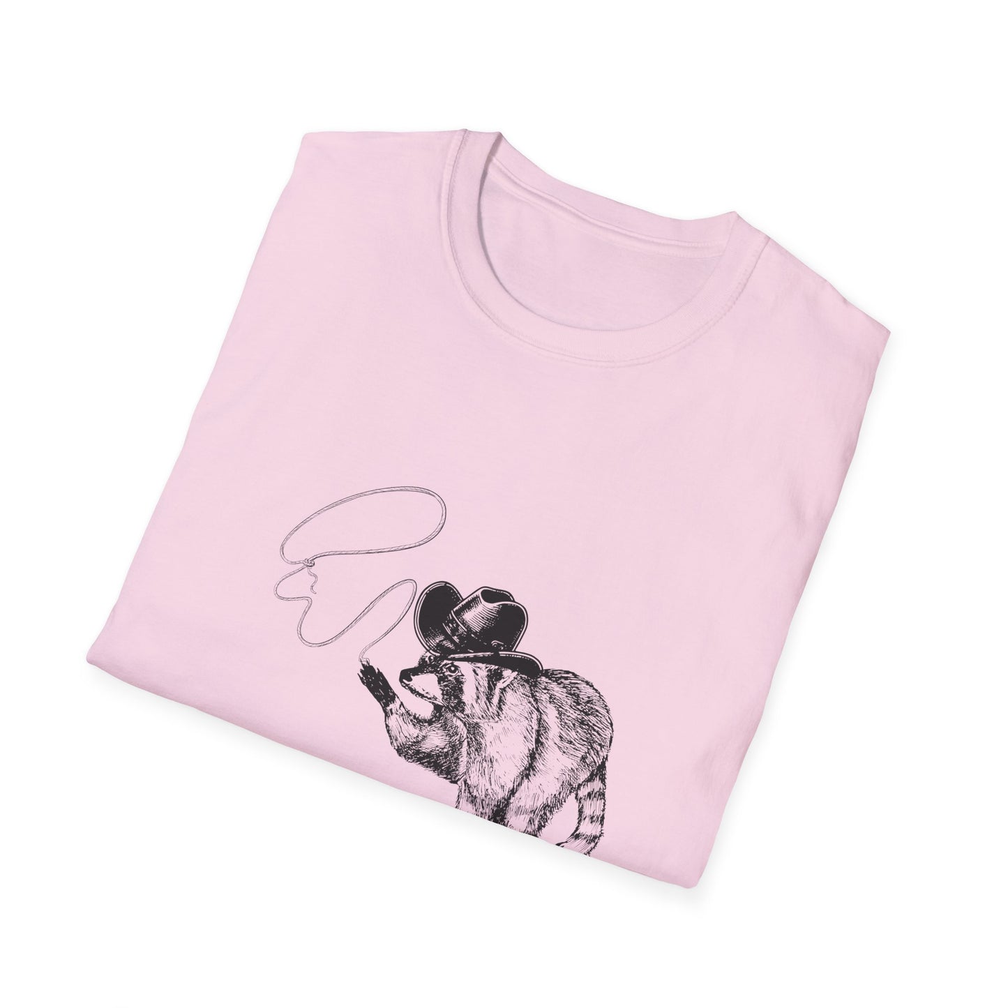 Funny Raccoon Unisex Softstyle T-Shirt - "I Got 99 Problems and I Caused Them All"