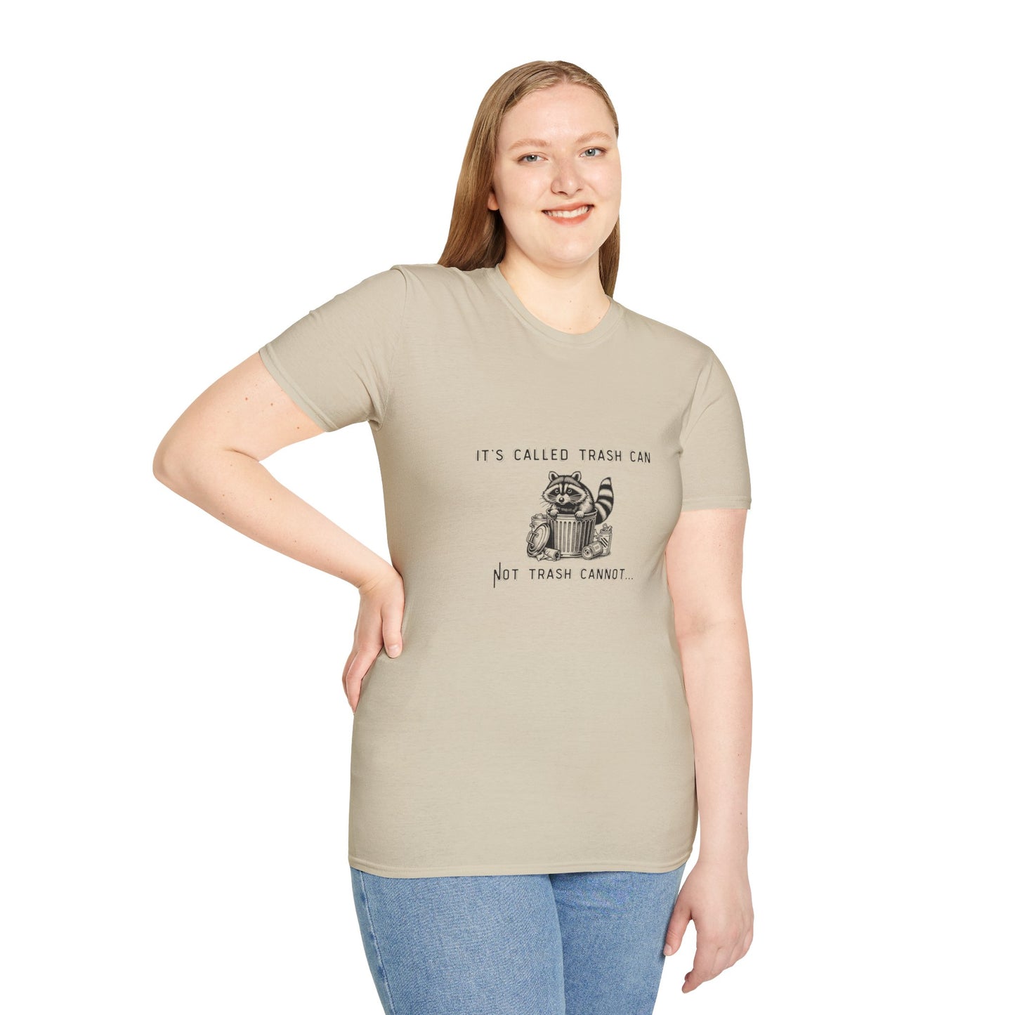 Funny Raccoon Trash Can Unisex T-Shirt