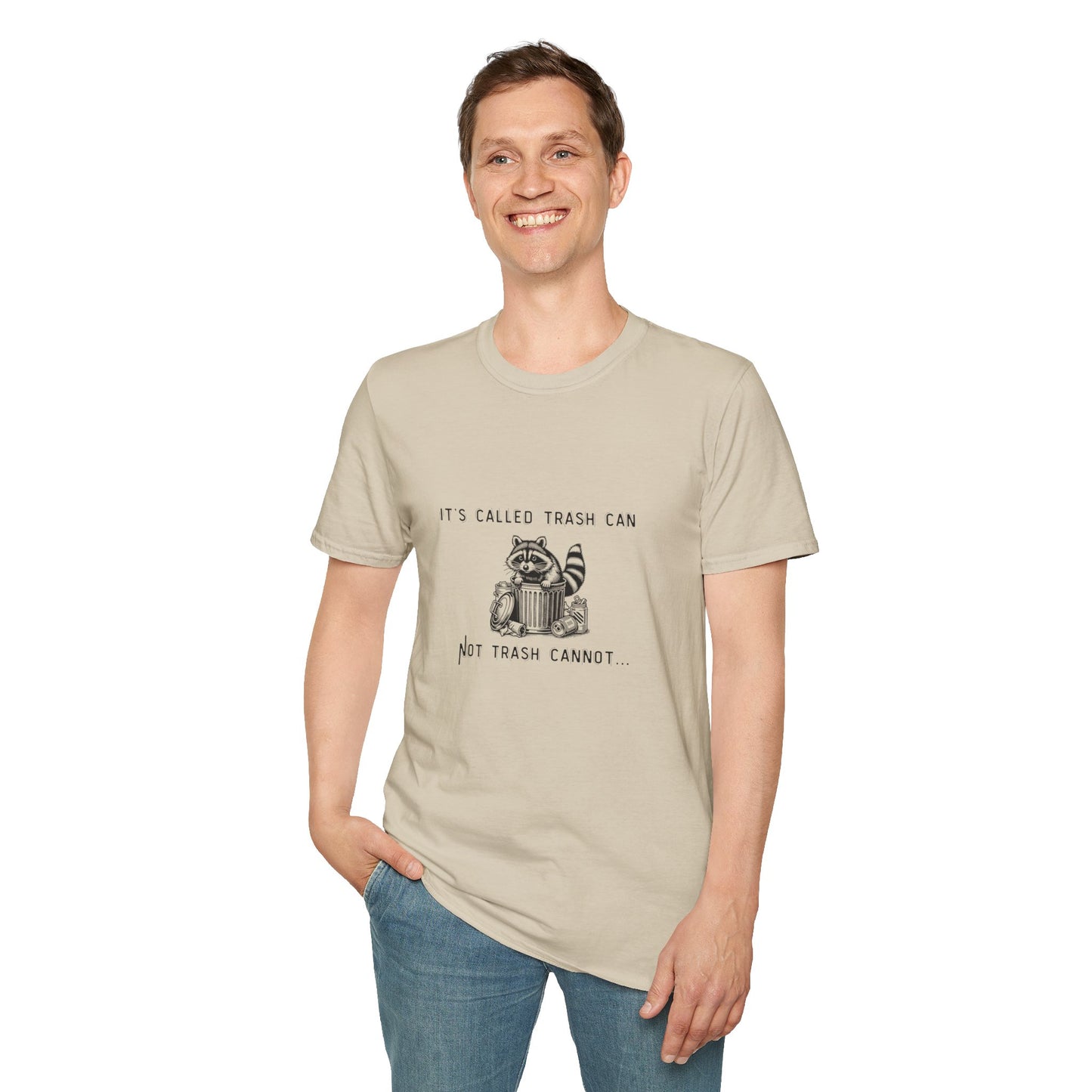 Funny Raccoon Trash Can Unisex T-Shirt