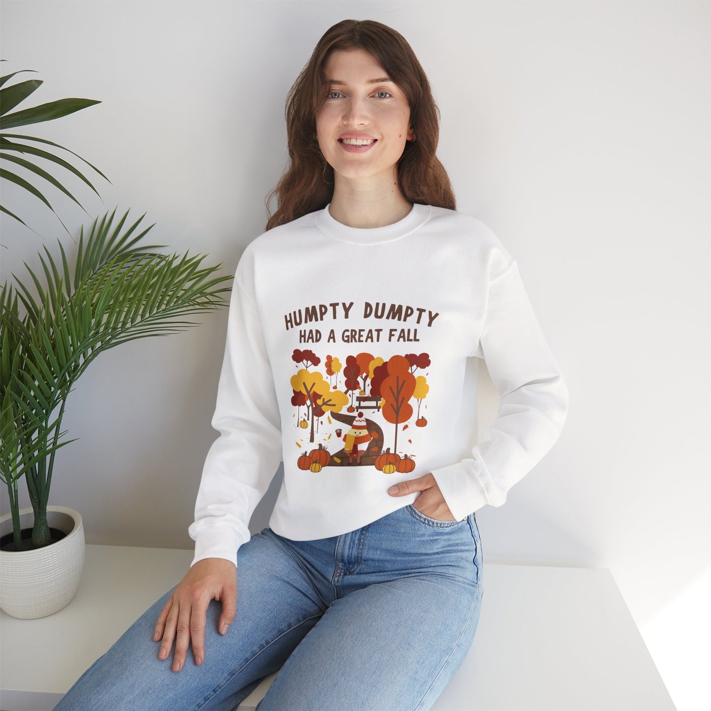 Humpty Dumpty Had a Great Fall Crewneck Sweatshirt | Cozy Fall Apparel