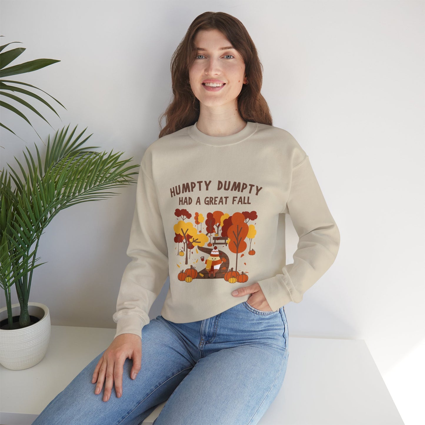 Humpty Dumpty Had a Great Fall Crewneck Sweatshirt | Cozy Fall Apparel
