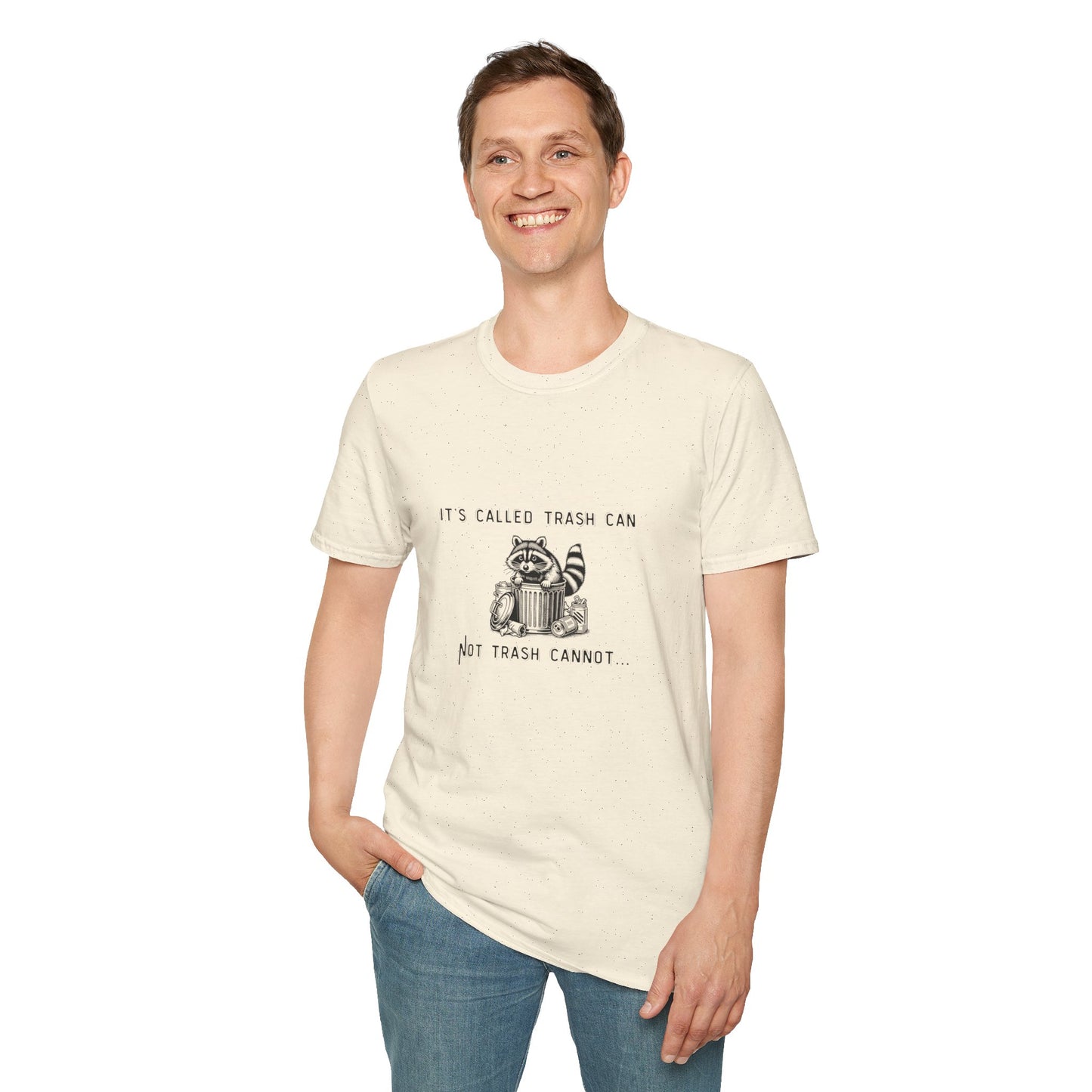 Funny Raccoon Trash Can Unisex T-Shirt