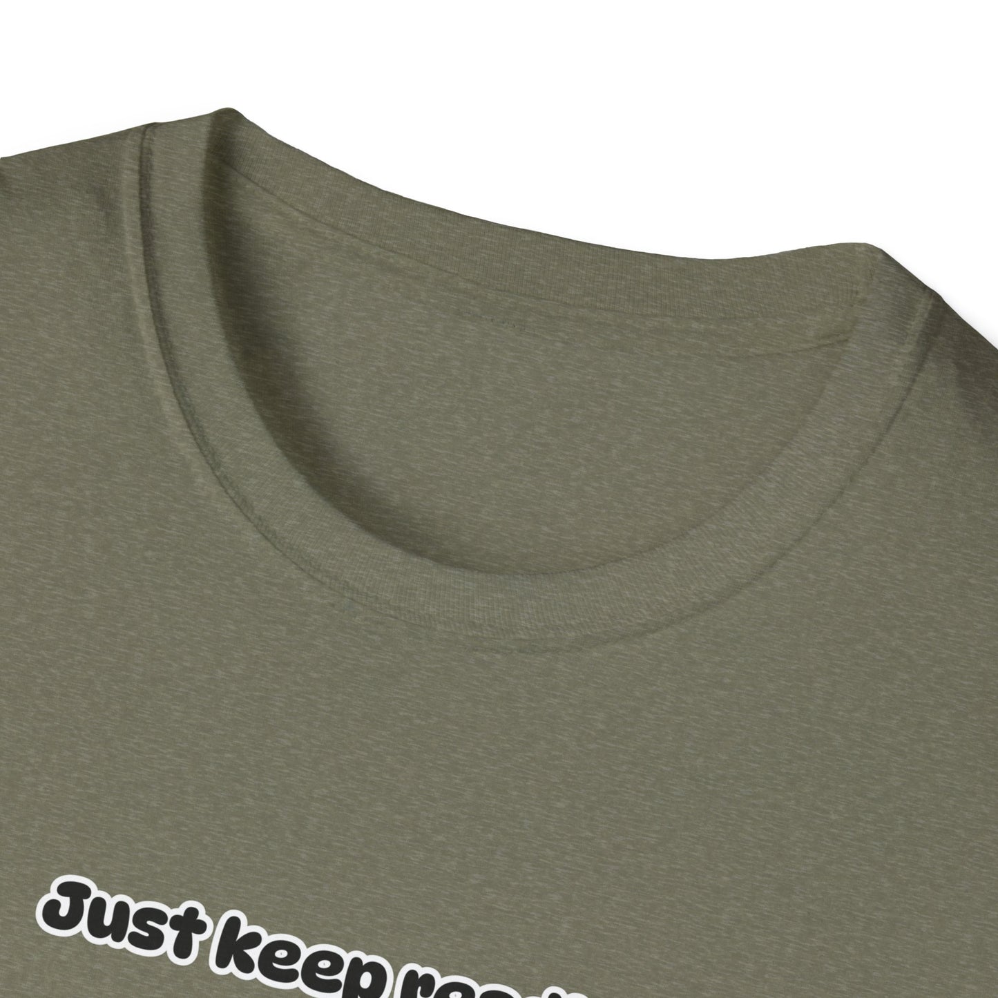 Just Keep Reading Ya Silly Goose Unisex Softstyle T-Shirt – Perfect for Book Lovers