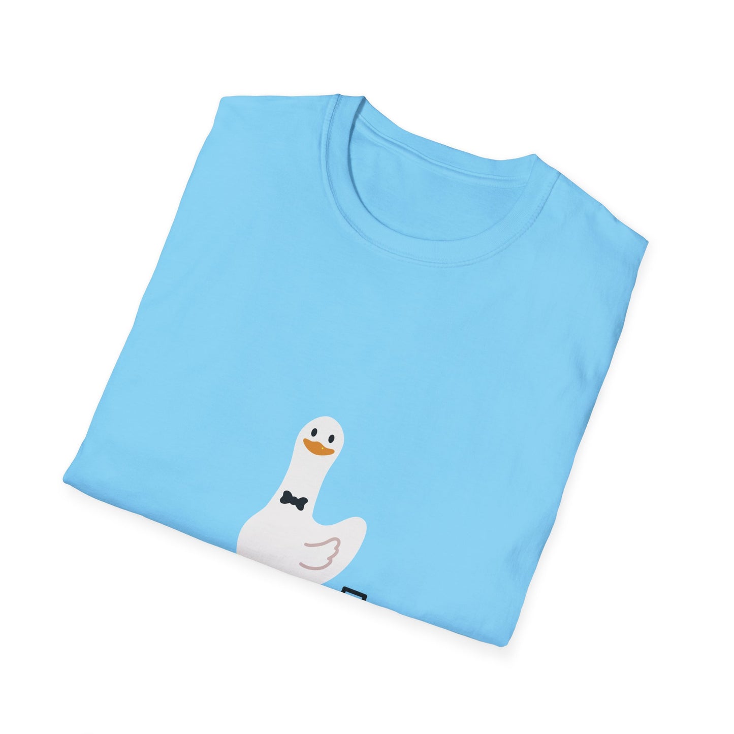 Funny Serious Goose Unisex T-Shirt - Perfect for Casual Days and Office Humor
