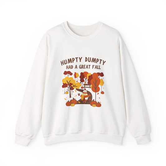 Humpty Dumpty Had a Great Fall Crewneck Sweatshirt | Cozy Fall Apparel